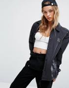 Rvca Boyfriend Coach Jacket - Black