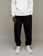 Topman Oversized Sweatpants In Washed Black