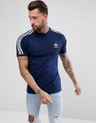 Adidas Originals Adicolor California T-shirt In Navy Cz4546 - Navy