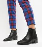 New Look Wide Fit Flat Chelsea Boot - Black