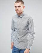 Selected Homme Shirt In Slim Fit Check Cotton - White