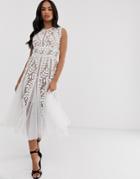 Bronx & Banco Saba Blanc Midi Dress - White
