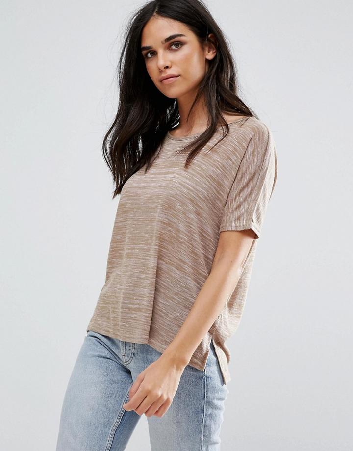 Vero Moda Burn Out T-shirt - Pink