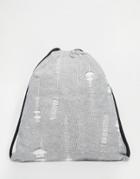Cheap Monday Drawstring Bag - White