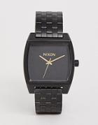 Nixon A1245 Time Tracker Bracelet Watch In Black