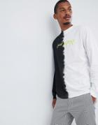 Cheap Monday Acid Wash Droop Logo T-shirt - White