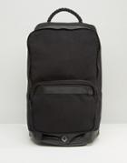 Stighlorgan Cillian Backpack In Cotton Canvas - Black