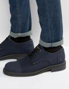 G-star Denim Lace Up Derby Shoes - Navy