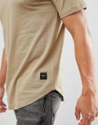 Only & Sons Longline T-shirt - Gray