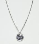 Designb Circle Pendant Necklace In Silver Exclusive To Asos - Silver