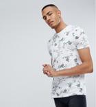 Asos Tall T-shirt With Floral Print - White