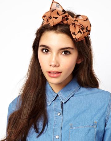 Asos Bird Print Head Scarf