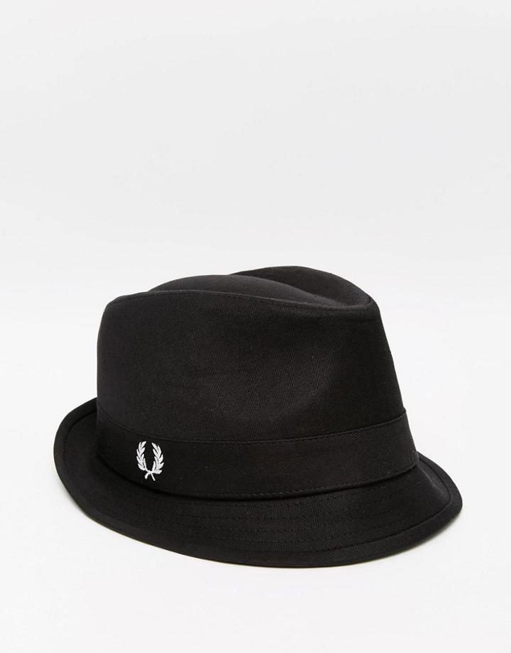 Fred Perry Trilby Hat - Black