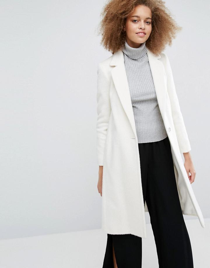 Helene Berman Longline Zoe Coat - White