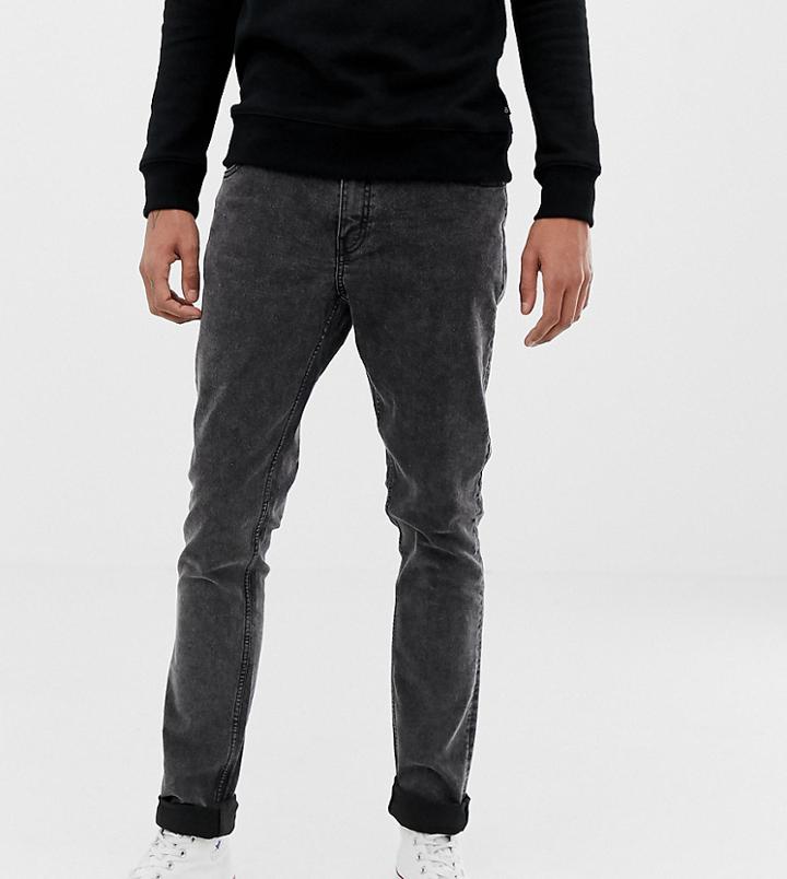 Cheap Monday Tall Tight Slim Jeans Record Black - Black