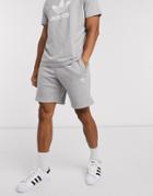 Adidas Originals Essentials Shorts In Gray