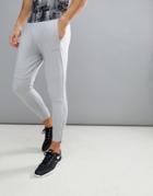 Asos 4505 Super Skinny Training Joggers With Zip Cuff - Gray