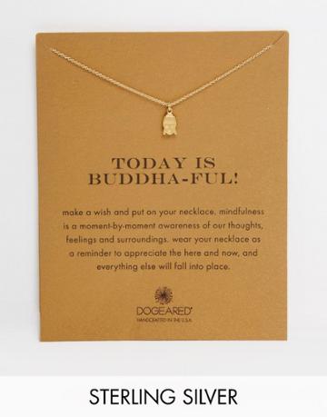 Dogeared Today Is Buddha-ful Necklace - Gold