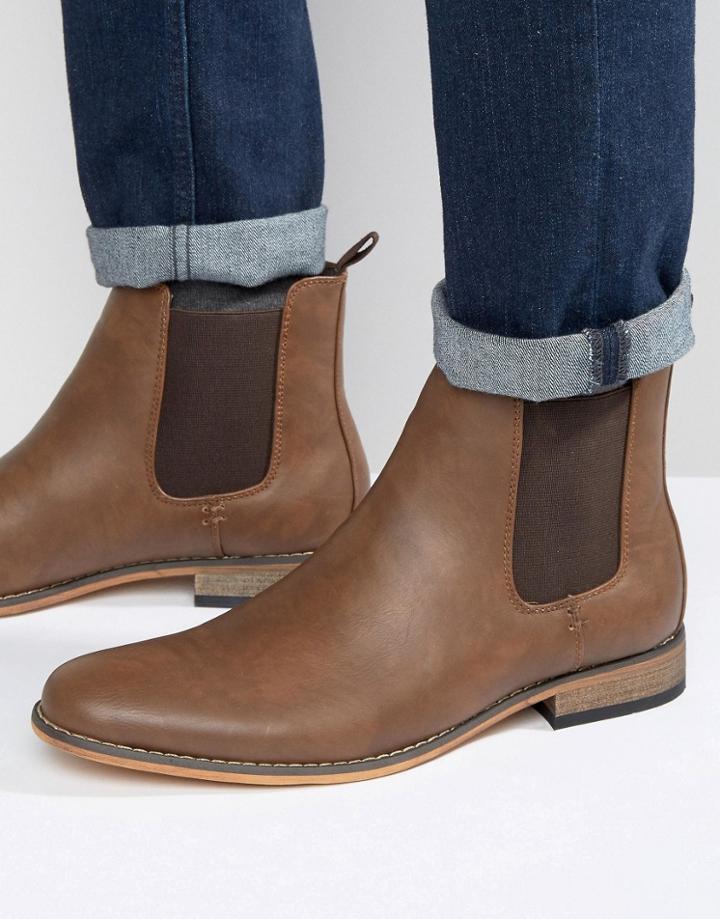 D-struct Chelsea Boots - Tan