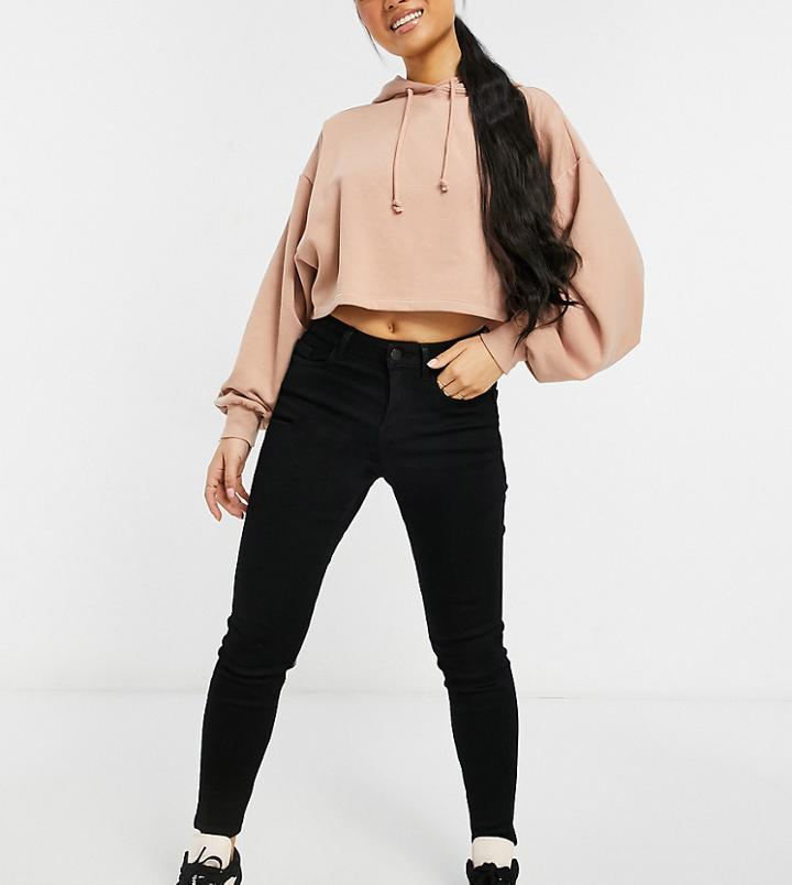 New Look Petite Lift & Shape Skinny Jean In Black