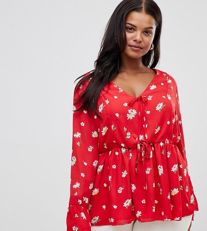 Lovedrobe Floral Tea Blouse - Multi