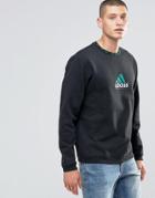Adidas Originals Eqt Crew Sweatshirt In Black Ay9246 - Black