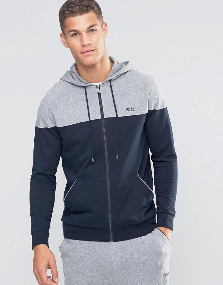 Boss By Hugo Boss Hooded Sweat - Navy