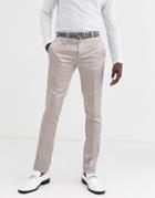 Twisted Tailor Super Skinny Suit Pants In Champagne Sateen