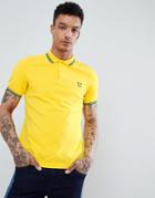 Fred Perry Brazil Polo In Yellow - Tan