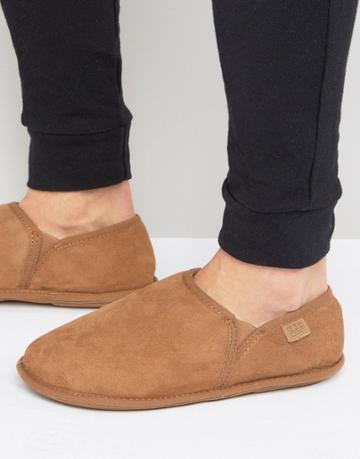 Just Sheepskin Hoxton Slippers - Tan