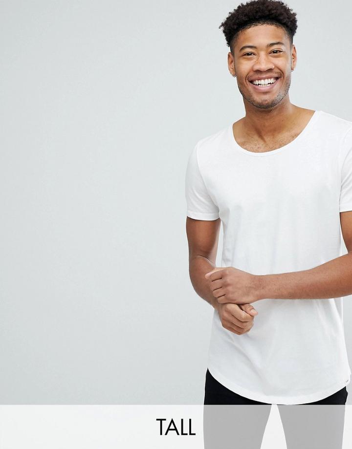Lee Tall Shaped T-shirt In White - White