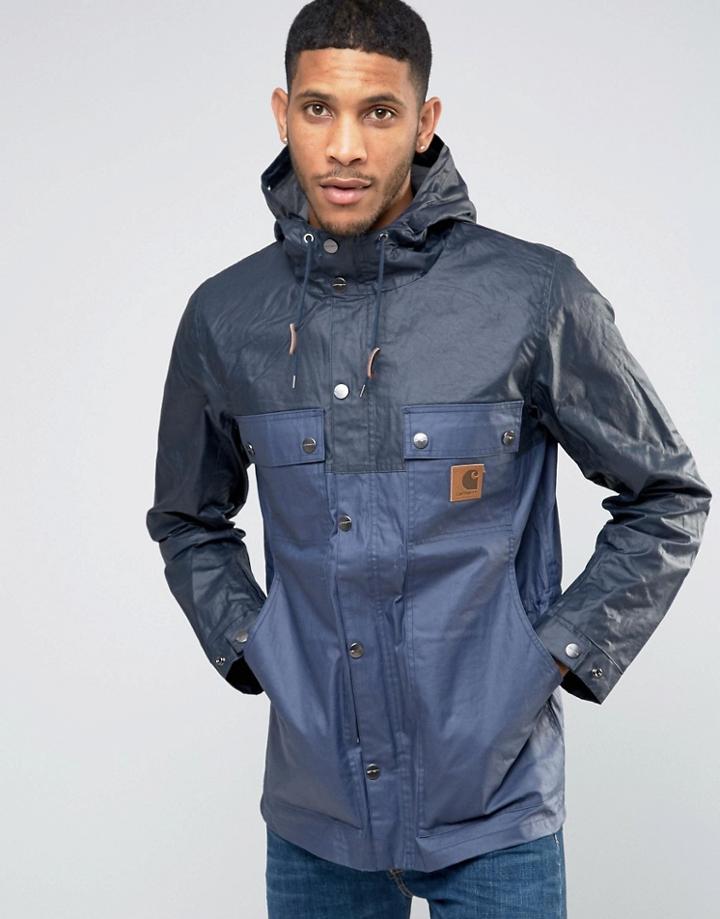 Carhartt Wip Panelled Jacket - Navy