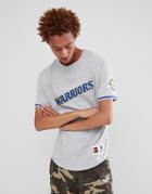 Mitchell & Ness Nba Golden State Warriors Retro T-shirt In Gray - Gray