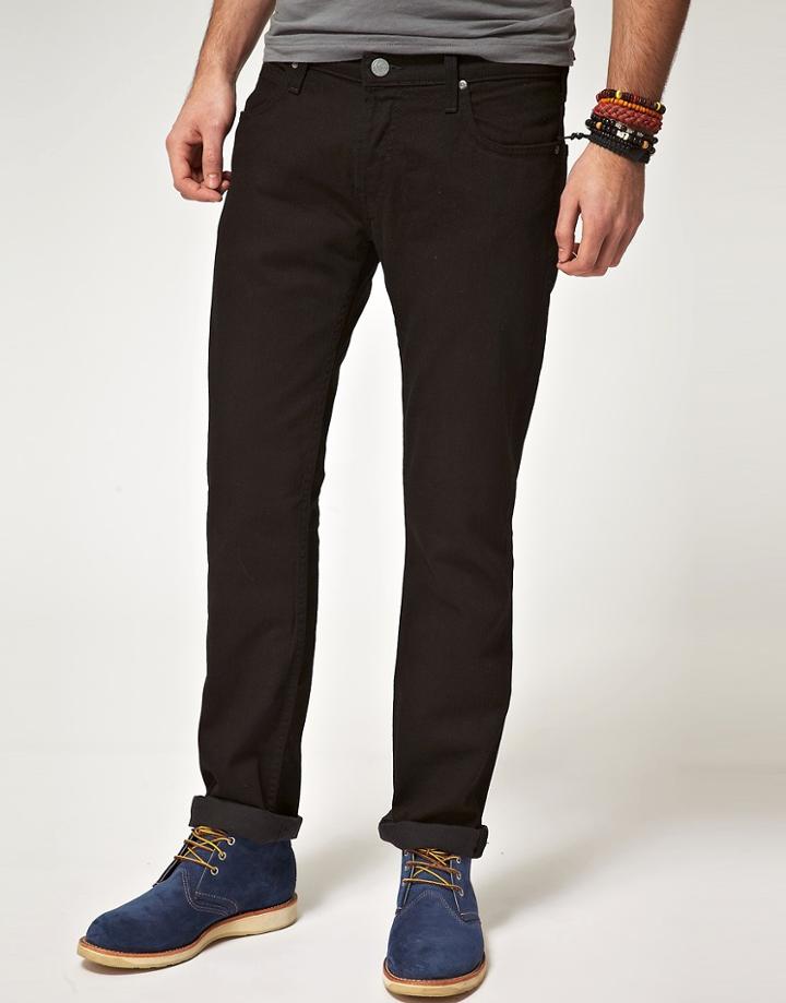 Lee Powell Clean Wash Slim Jeans - Black