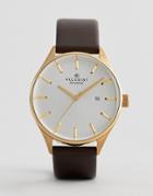 Accurist Brown Leather Watch - Brown