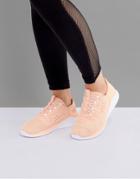 Asics Running Fuzetora Sneakers In Apricot - Orange