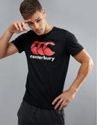 Canterbury Logo T-shirt In Black E546720-989 - Black