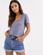 Abercrombie & Fitch Boyfriend T-shirt In Blue
