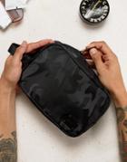 Spiral Toiletry Bag In Blackout Camo - Black