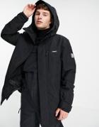 Planks Feel Good Insultated Ski Jacket In Black