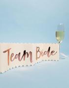 Ginger Ray Team Bride Sash X6 - Multi