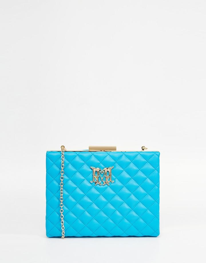Love Moschino Quilted Cross Body Bag - Sky Blue