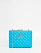 Love Moschino Quilted Cross Body Bag - Sky Blue