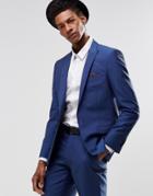 Harry Brown Slim Fit Suit Jacket In Bold Blue - Blue