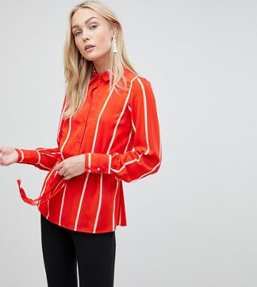 Y.a.s Tall Striped Shirt - Red