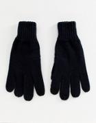 Burton Menswear Touchscreen Gloves In Navy - Navy
