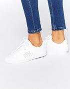 Le Coq Sportif Agate White Leather Sneakers - White