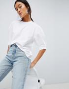 Weekday Bell Sleeve T-shirt - White