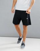 Adidas Training Icon Knit Shorts In Black B46997 - Black