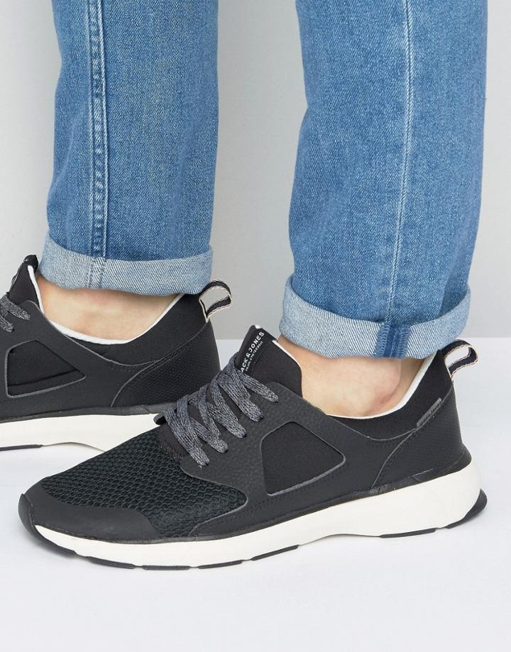 Jack & Jones Hatton Mesh Sneakers - Black